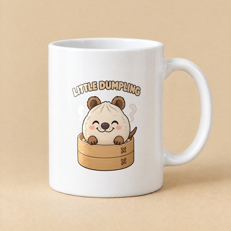 Little Dumpling Quokka Mug – Cute Bao Pun Coffee Mug 11oz
