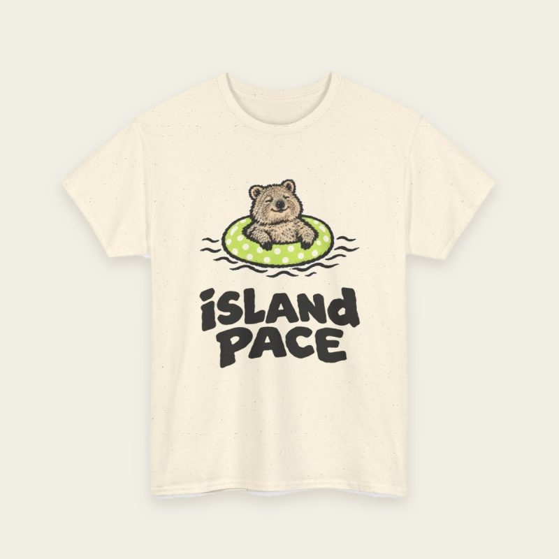 island pace natural quokka t-shirt