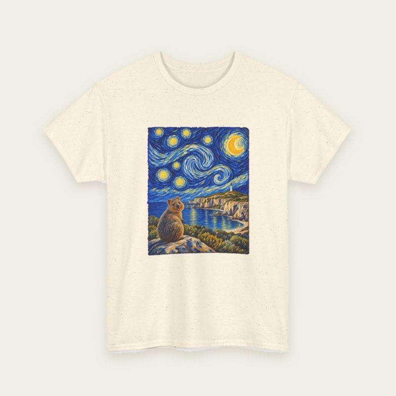 Starry Night over Wadjemup T-Shirt – natural tee