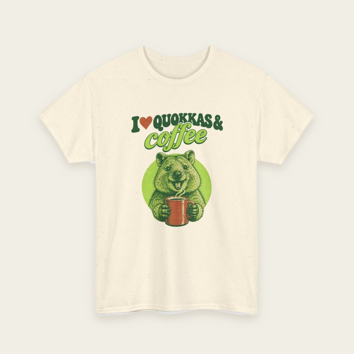 I Love Quokkas & Coffee T-Shirt – Coffee Lover Gift Tee