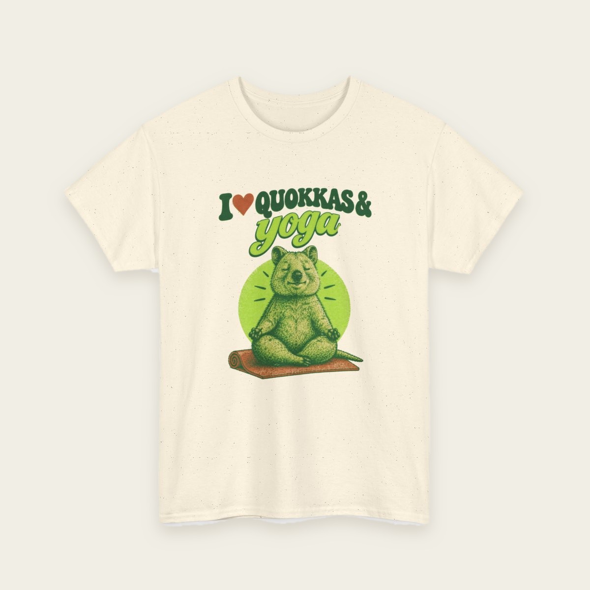 I Love Quokkas & Yoga T-Shirt – Yoga Lover Gift Tee