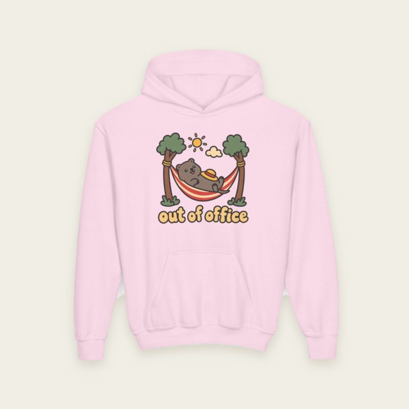 Out of Office Quokka Kids Hoodie – Hammock Nap Quokka Gift for Little Ones
