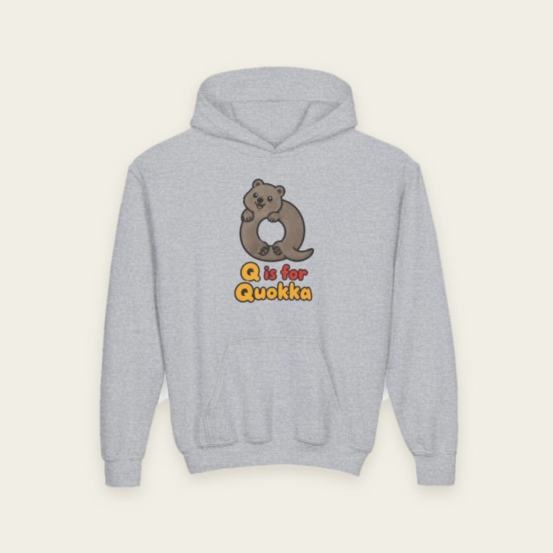 Q is for Quokka Kids Hoodie – Alphabet Quokka Gift for Little Ones