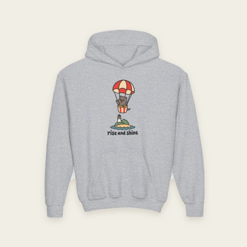 Rise and Shine Quokka Kids Hoodie – Parachute Quokka Gift for Little Ones