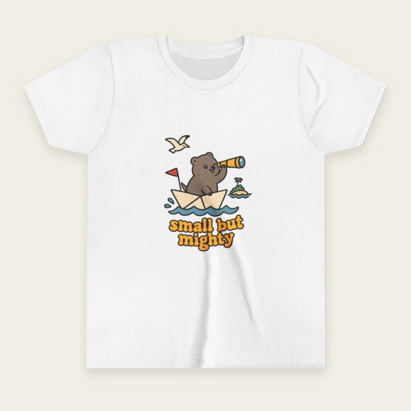 Small but Mighty quokka kids T-shirt in White
