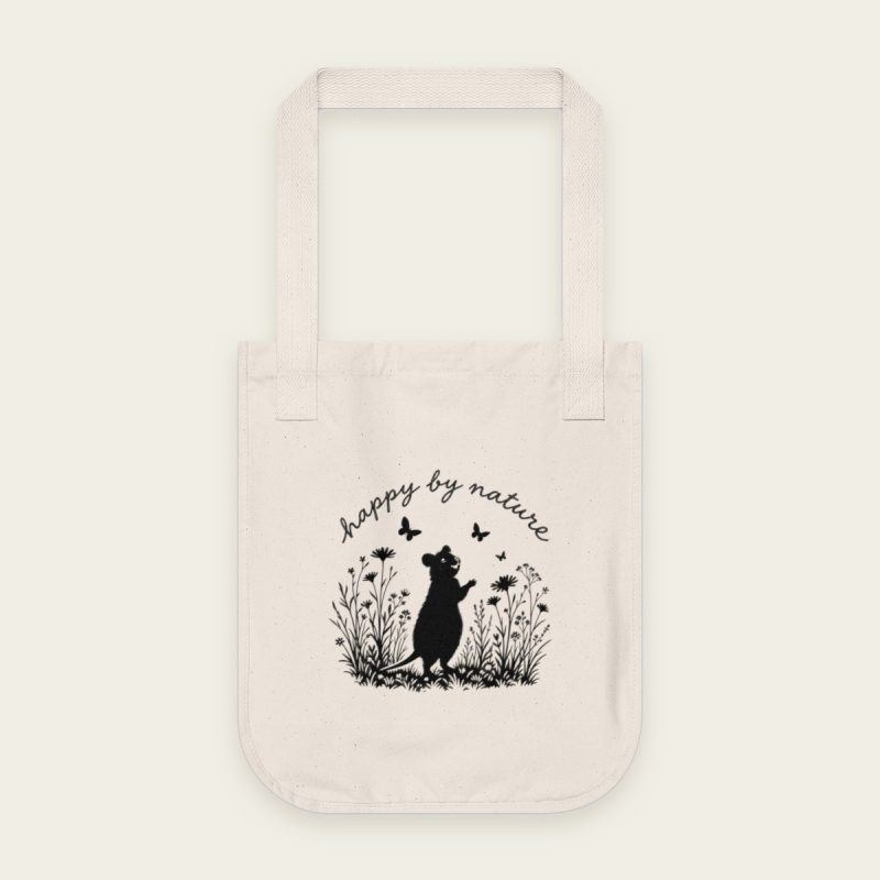 Happy by Nature quokka tote bag in Natural